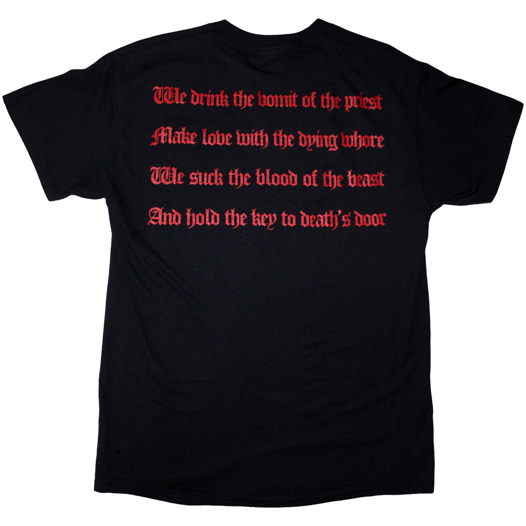 Venom Unisex T-Shirt: Black Metal (Black) (Back Print)