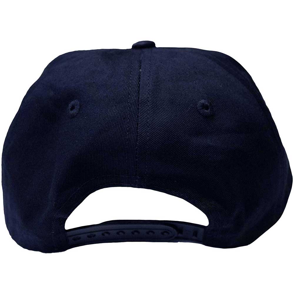 Van Halen Unisex Baseball Cap: Text & Yellow Logo (Navy Blue)
