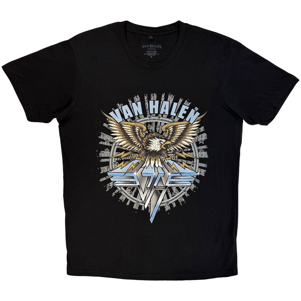 Van Halen Unisex Premium Carbon T-Shirt: Eagle (Black)