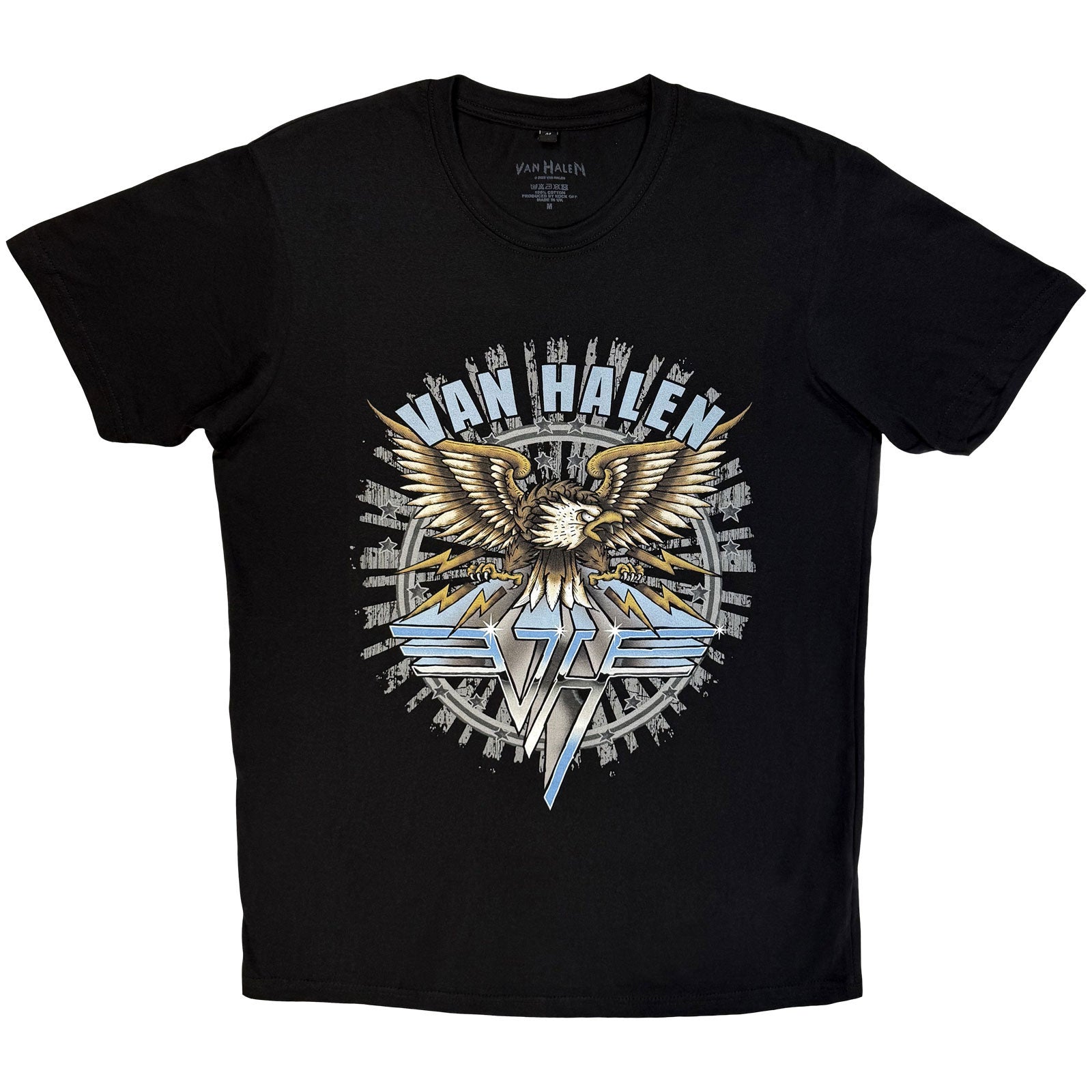 Van Halen Unisex Premium Carbon T-Shirt: Eagle (Black)