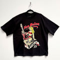 Van Halen Unisex Oversized Boxy T-Shirt: Running With The Devil (Black)
