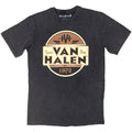 Van Halen Unisex Stone Wash T-Shirt: Speed Shop (Charcoal Grey)