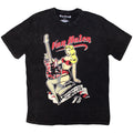 Van Halen Unisex Stone Wash T-Shirt: Running With The Devil (Black)