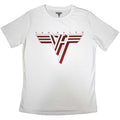 Van Halen Ladies T-Shirt: Classic Red Logo (White)