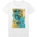 Van Halen Unisex T-Shirt: Pasadena '77 (White)