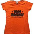 Van Halen Ladies T-Shirt: World Tour '78 (Orange)