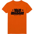 Van Halen Unisex T-Shirt: World Tour '78 (Orange)