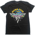 Van Halen Unisex T-Shirt: World Tour '78 Full Colour (Black)