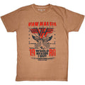 Van Halen Unisex Distressed T-Shirt: World Invasion (Pink)