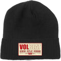 Volbeat Unisex Beanie Hat: Rewind, Replay, Rebound (Black)