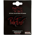 Pink Floyd Pin Badge: The Wall Text Logo