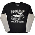 War Unisex Layered Long Sleeve T-Shirt: Low Rider (Black & Grey)