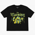 The Warning Ladies Crop Top: Group (Black)