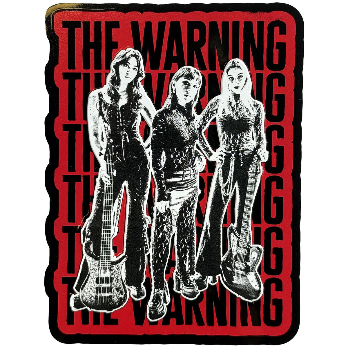 The Warning Fridge Magnet: Stacked