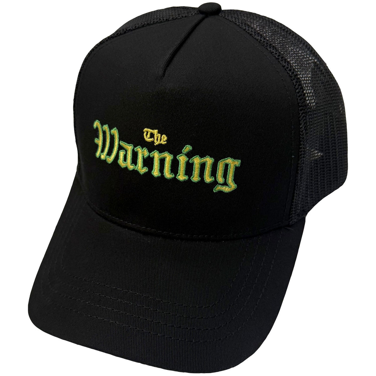 The Warning Unisex Mesh Back Cap: Logo (Black)