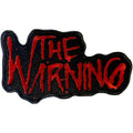 The Warning Woven Patch: Splatter Logo