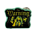 The Warning Pin Badge: Yellow Girls