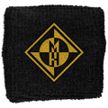 Machine Head Embroidered Wristband: Diamond Logo