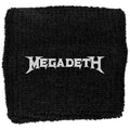 Megadeth Unisex Embroidered Wristband: Logo (Black)