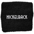 Nickelback Unisex Embroidered Wristband: Logo (Black)