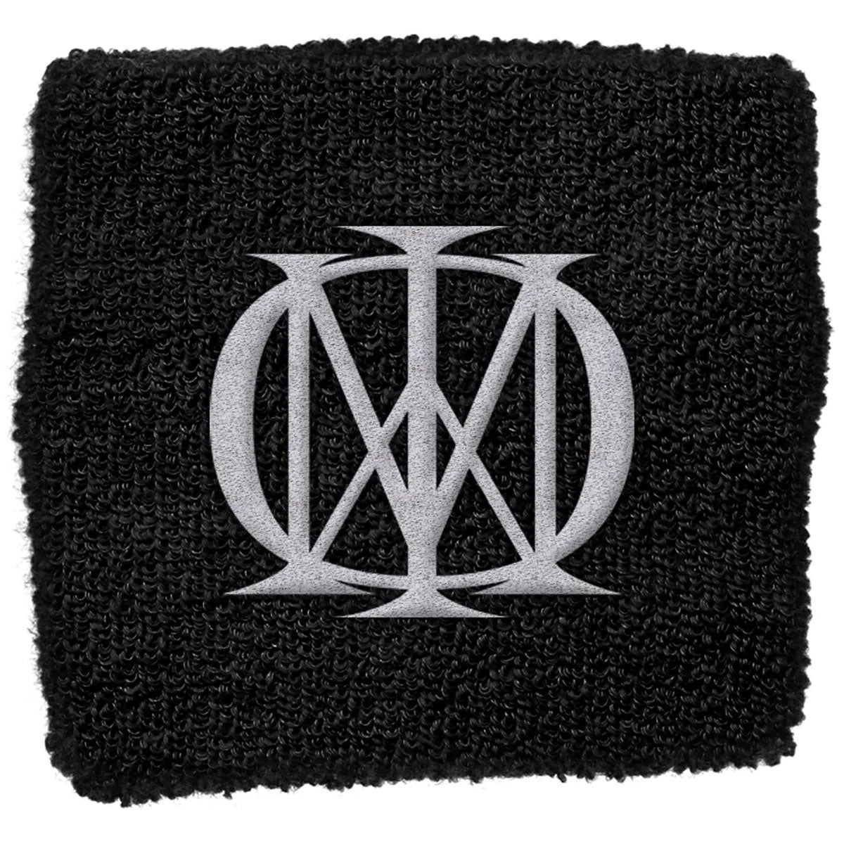 Dream Theater Unisex Embroidered Wristband: Symbol (Black)