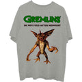 Gremlins Unisex T-Shirt: Stripe Do Not Feed (Grey)