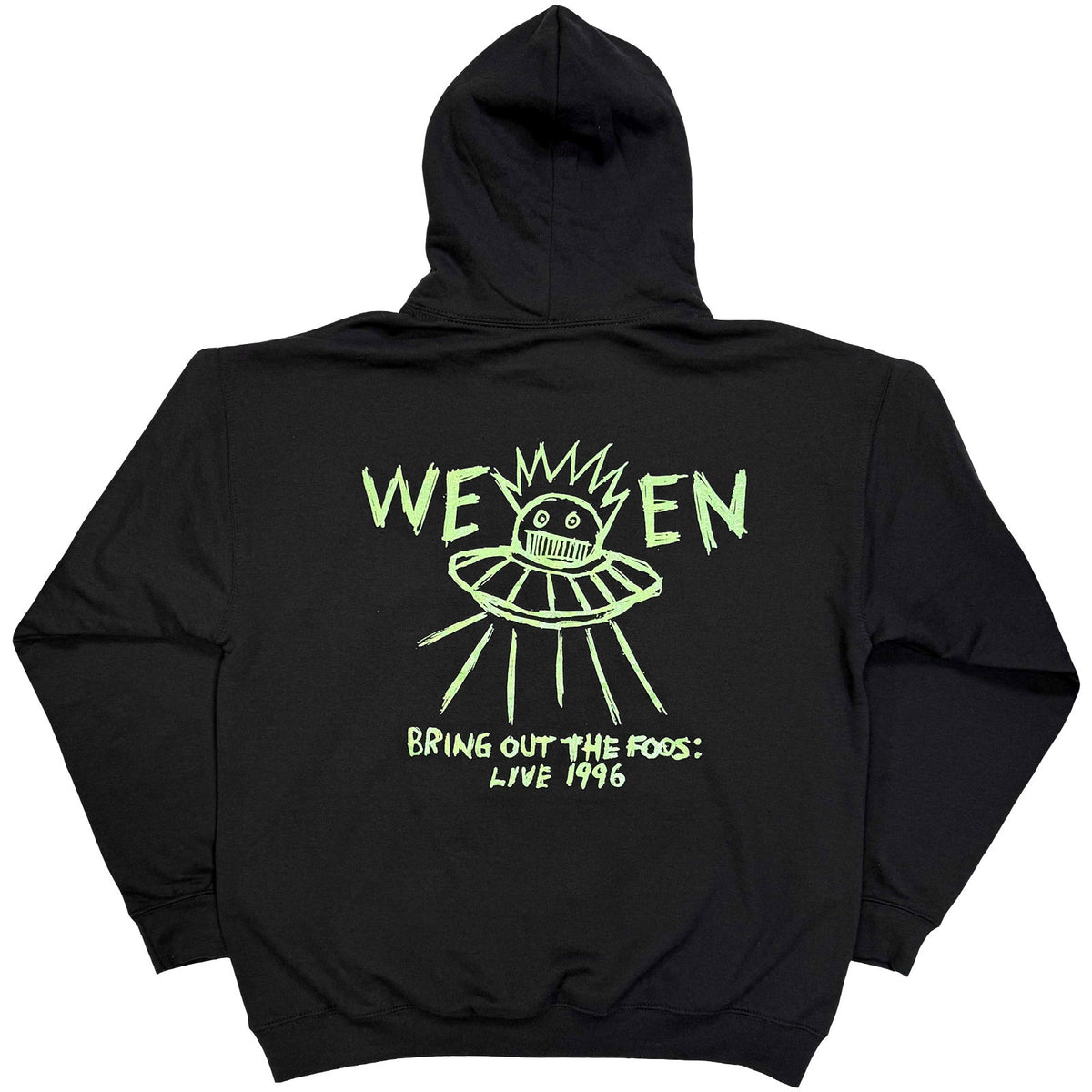 Ween Unisex Pullover Hoodie: Bring Out The Foos (Black) (Back Print)