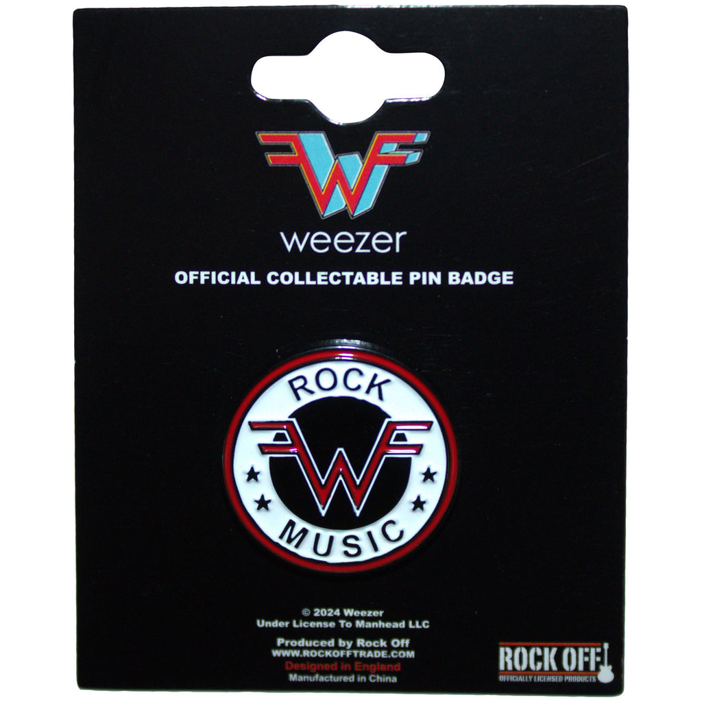 Weezer Pin Badge: Rock Music Emblem