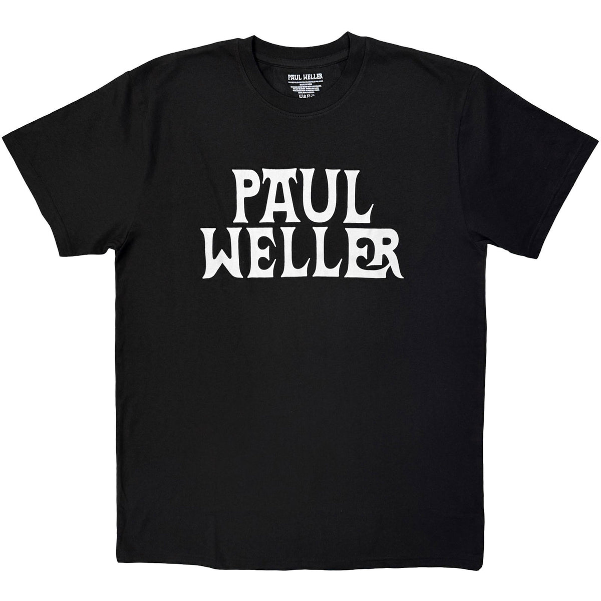 Paul Weller Unisex T-Shirt: Logo Mono (Black)