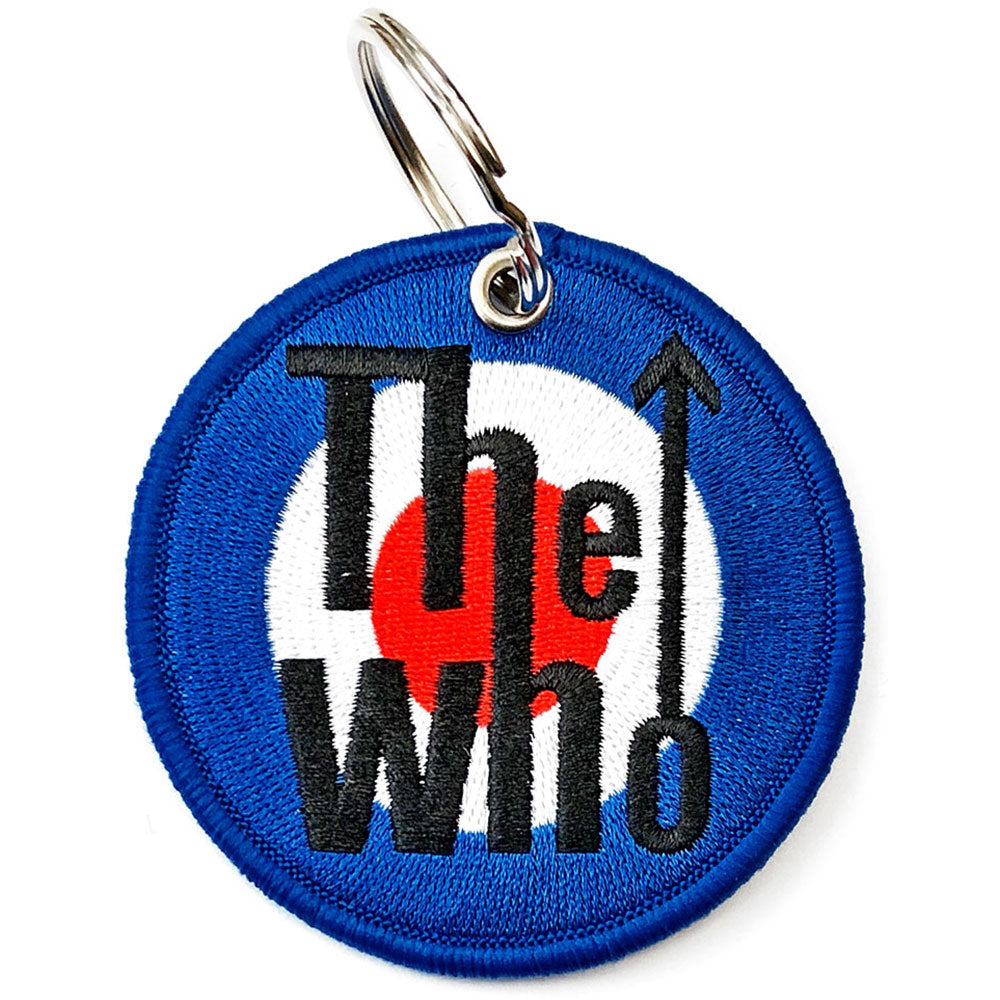 The Who Patch Keychain: Target Logo (Double Sided)