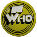 The Who Pin Badge: Yellow Circle