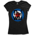 The Who Ladies T-Shirt: Target Classic (Black)