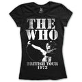 The Who Ladies T-Shirt: British Tour 1973 (Black)