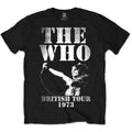 The Who Unisex T-Shirt: British Tour 1973 (Black)