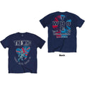 The Who Unisex T-Shirt: Long Live Rock '79 (Navy Blue) (Back Print)