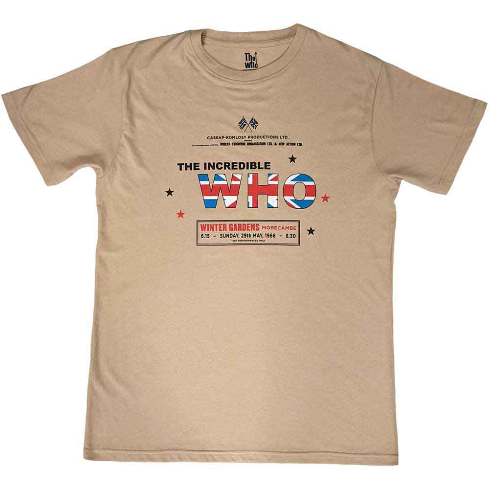 The Who Unisex T-Shirt: The Incredible (Sand)