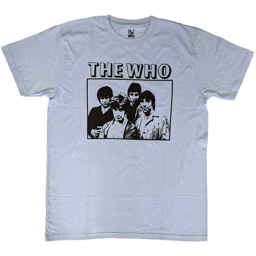 The Who Unisex T-Shirt: Band Photo Frame (Blue)