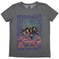 The Who Ladies T-Shirt: Psych Floral (Grey)
