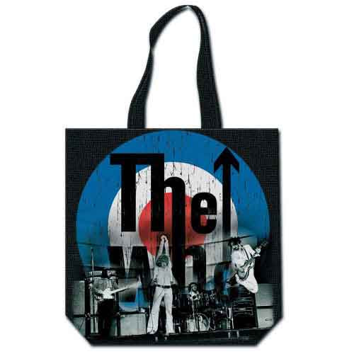The Who Cotton Tote Bag: Target (Multicolour) (Back Print)