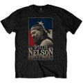 Willie Nelson Unisex T-Shirt: Born For Trouble (Black)