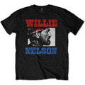 Willie Nelson Unisex T-Shirt: Stare (Black)