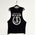 Willie Nelson Unisex Vest T-Shirt: Outlaw (Black)