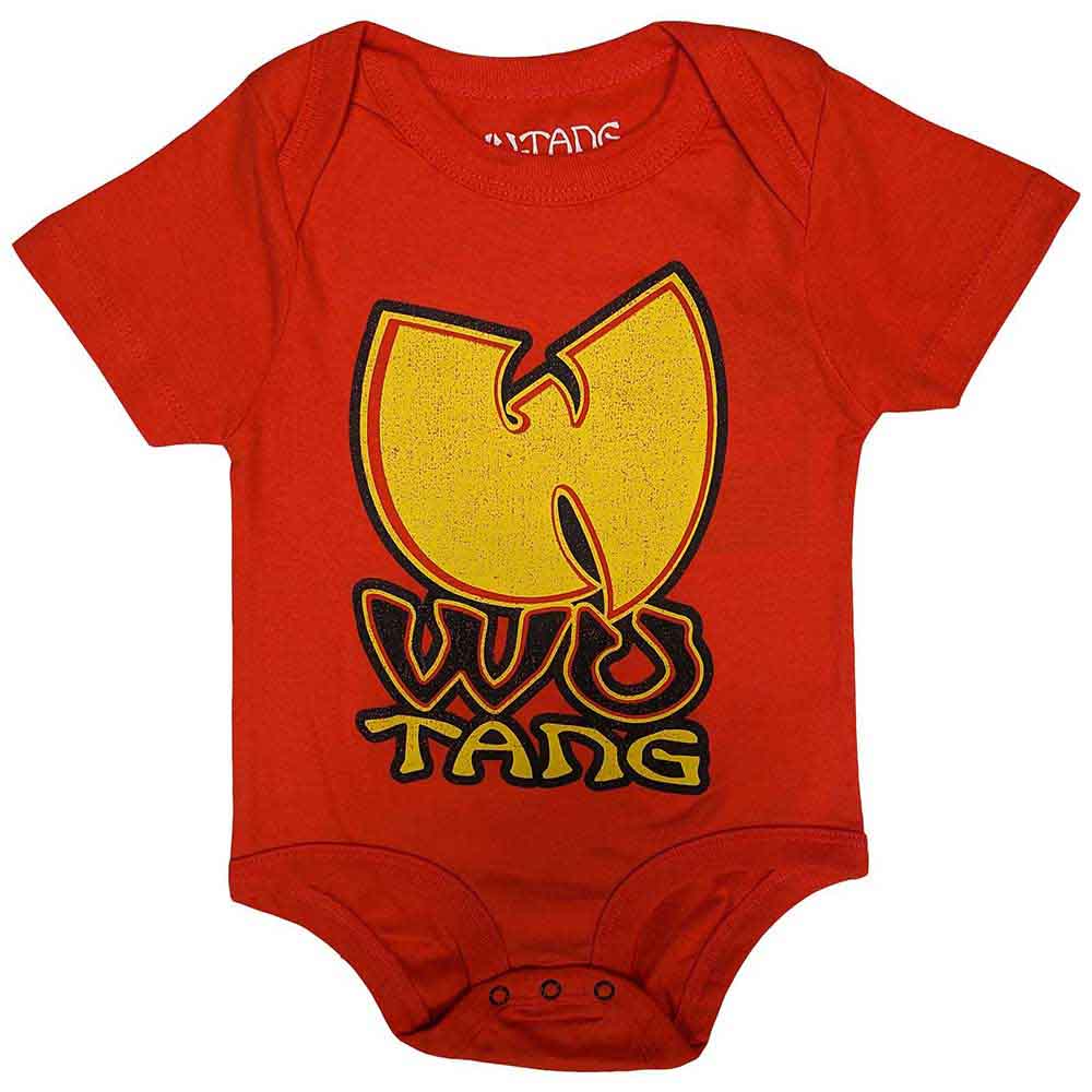 Wu-Tang Clan Kids Baby Grow: Wu-Tang (Red)