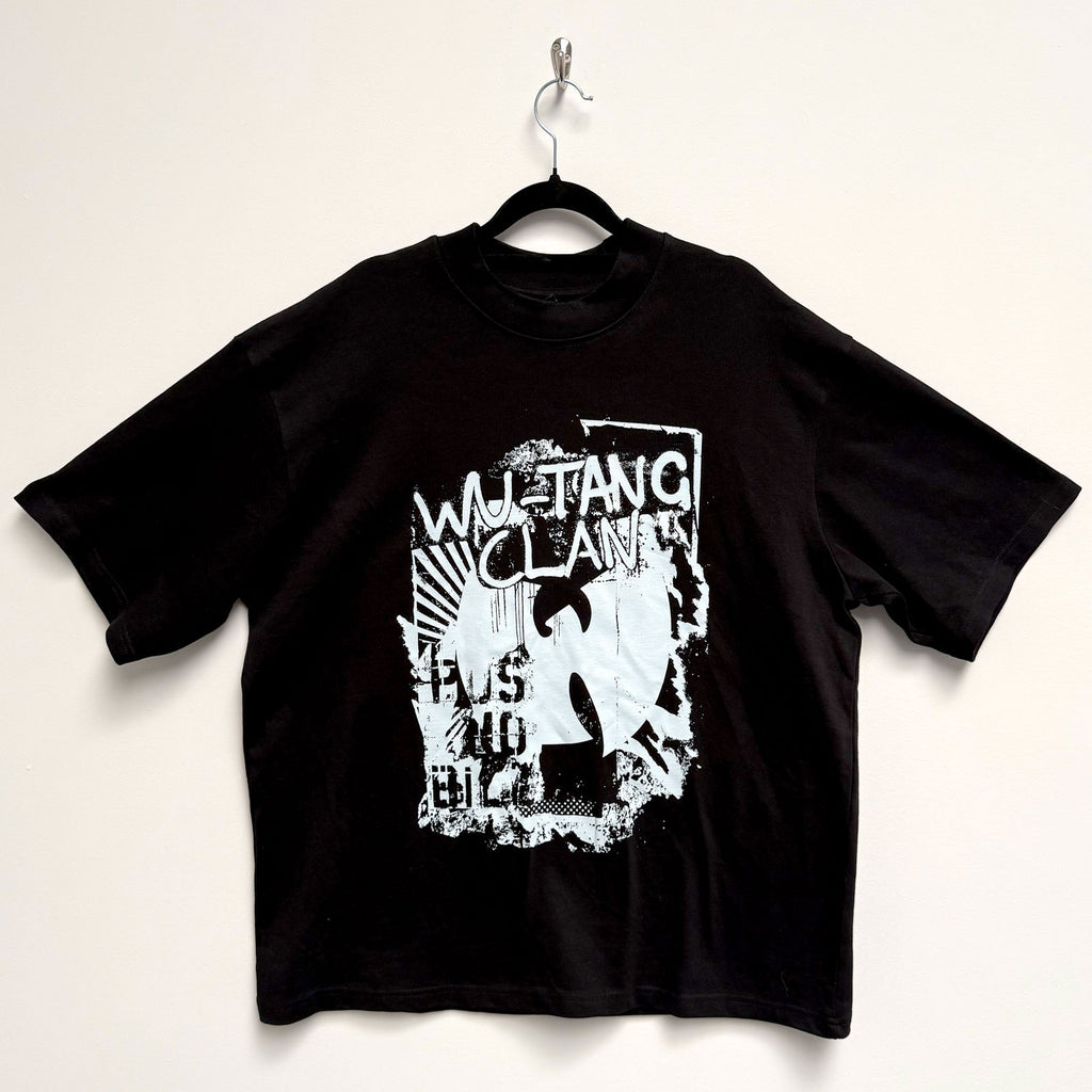 Wu-Tang Clan Unisex Oversized Boxy T-Shirt: Graffiti (Black)