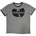 Wu-Tang Clan Unisex Ringer T-Shirt: Logo (Grey)