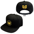 Wu-Tang Clan Unisex Snapback Cap: Forever (Black) (Back Print)