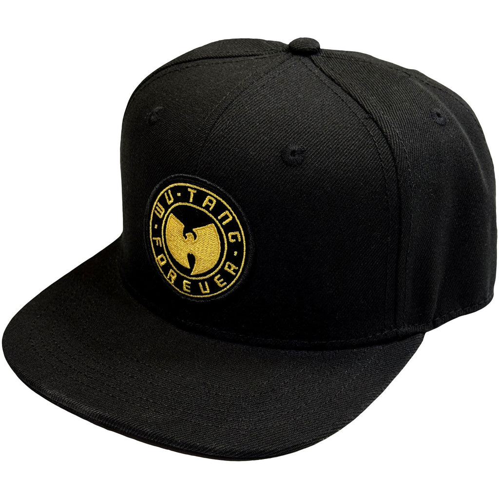 Wu-Tang Clan Unisex Snapback Cap: Forever (Black) (Back Print)