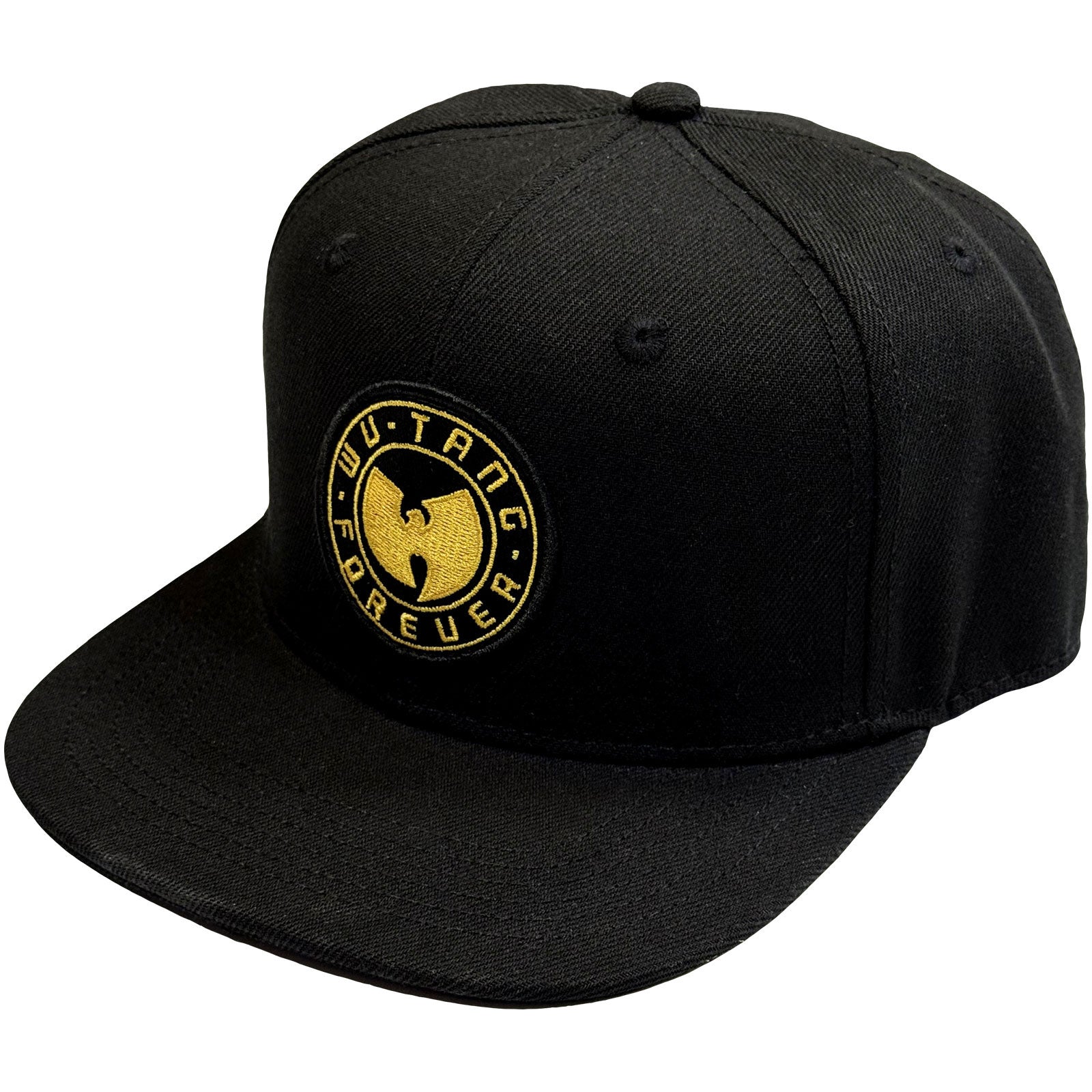 Wu-Tang Clan Unisex Snapback Cap: Forever (Black) (Back Print)