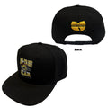 Wu-Tang Clan Unisex Snapback Cap: 1993 (Black) (Back Print)