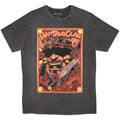 Wu-Tang Clan Unisex Stone Wash T-Shirt: Amsterdam '23 (Charcoal Grey)